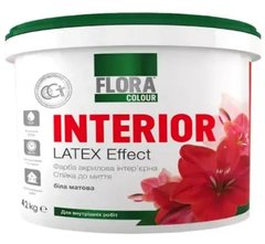 Интерерная акриловая краска 14 кг. "FLORA COLOUR" LATEX Effect