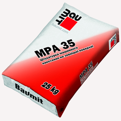 Штукатурная цементно-известковая смесь Baumit MPA-35 25 кг.
