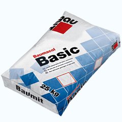 Клеевая смесь Baumit Basic для облицовки керамической плиткой, 25 кг